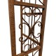 Harmonieuse Arche Simple Tuteur Arc à Rosiers Passage de Jardin en Acier Oxydé 50x191x244cm